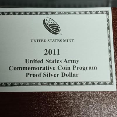 US ARMY PROOF SILVER COIN