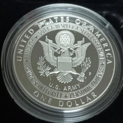 US ARMY PROOF SILVER COIN