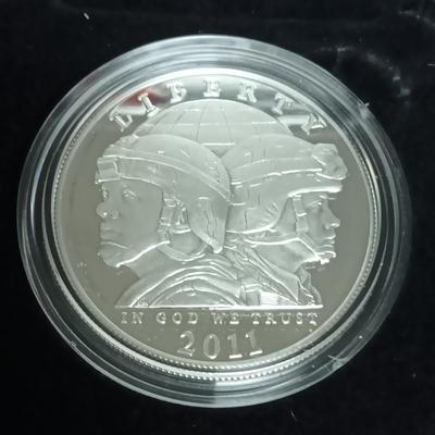 US ARMY PROOF SILVER COIN