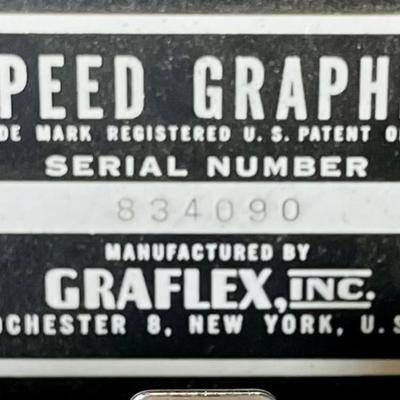 Graflex Speed Graphic Camera