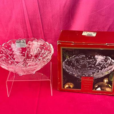 Lot B 534 Gorham Holiday Traditions North Pole Express Train Bowl
