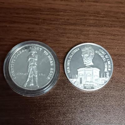.999 SILVER "GREAT AMERICAN GUN SHOW' & .999 SILVER "REDLANDS GUN SHOW"