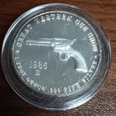 .999 SILVER "GREAT AMERICAN GUN SHOW' & .999 SILVER "REDLANDS GUN SHOW"