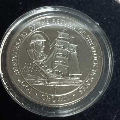 100TH ANNIVERSARY "THE RETURN OF SHERLOCK HOLMES" 1 CROWN EACH