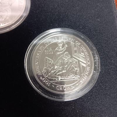 100TH ANNIVERSARY "THE RETURN OF SHERLOCK HOLMES" 1 CROWN EACH