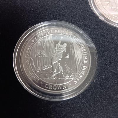 100TH ANNIVERSARY "THE RETURN OF SHERLOCK HOLMES" 1 CROWN EACH