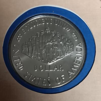THE US CONSTITUTION BICENTENNIAL .900 SILVER DOLLAR