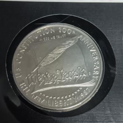 CORNERSTONES OF FREEDOM PROOF SILVER DOLLAR FIRST DAY COVER
