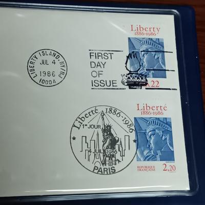 PLEDGE OF ALLEGIANCE MORGAN SILVER DOLLAR FIRST DAY COVER & THE LIBERTY HALF DOLLAR FIRST DAY OF ISSUE