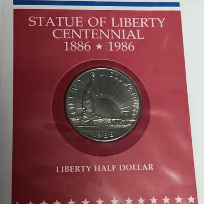 PLEDGE OF ALLEGIANCE MORGAN SILVER DOLLAR FIRST DAY COVER & THE LIBERTY HALF DOLLAR FIRST DAY OF ISSUE