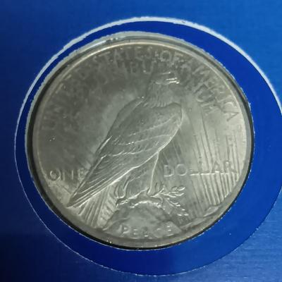 1923 UNC PEACE SILVER DOLLAR FIRST DAY OF ISSUE
