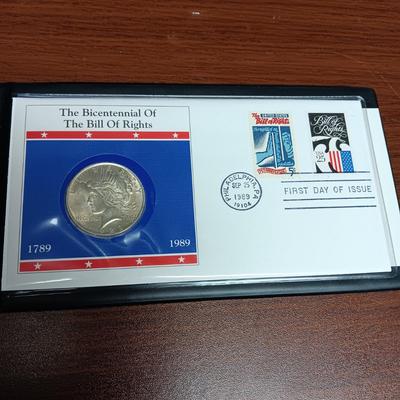 1923 UNC PEACE SILVER DOLLAR FIRST DAY OF ISSUE