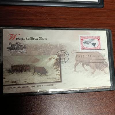 AMERICA'S FIRST BUFFALO NICKEL COMMEMORATIVE COVER & WESTERN FIRST DAY OF ISSUE