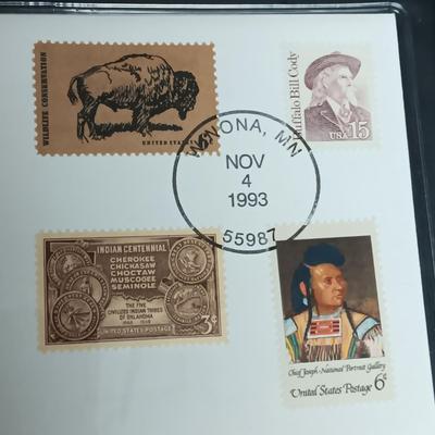 AMERICA'S FIRST BUFFALO NICKEL COMMEMORATIVE COVER & WESTERN FIRST DAY OF ISSUE