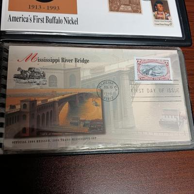 AMERICA'S FIRST BUFFALO NICKEL COMMEMORATIVE COVER & WESTERN FIRST DAY OF ISSUE