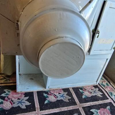 Antique Hoosier Cabinet top with Flour Mill & Bin
