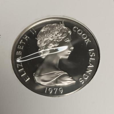 3 COOK ISLANDS FIRST DAY OF ISSUE WITH $5 DOLLAR COINS