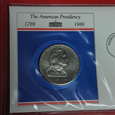 MOUNT RUSHMORE, ABRAHAM LINCOLN, JEFFERSON NICKEL AND MORE FIRST DAY ISSUE WITH COINS AND MEDALS