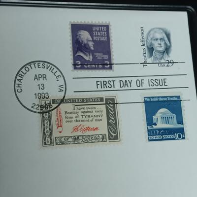 MOUNT RUSHMORE, ABRAHAM LINCOLN, JEFFERSON NICKEL AND MORE FIRST DAY ISSUE WITH COINS AND MEDALS