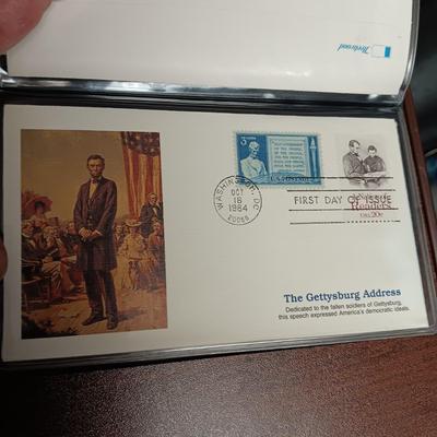 MOUNT RUSHMORE, ABRAHAM LINCOLN, JEFFERSON NICKEL AND MORE FIRST DAY ISSUE WITH COINS AND MEDALS
