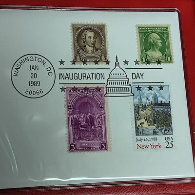 MOUNT RUSHMORE, ABRAHAM LINCOLN, JEFFERSON NICKEL AND MORE FIRST DAY ISSUE WITH COINS AND MEDALS