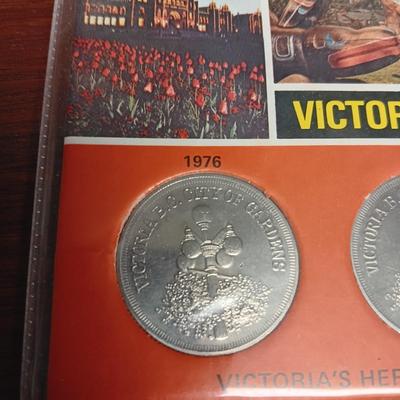 ISRAEL'S 50th ANNIVERSARY .925 SILVER COIN, CANADA 82, VICTORIA'S HERITAGE BUILDING SERIES AND MORE