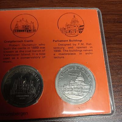 ISRAEL'S 50th ANNIVERSARY .925 SILVER COIN, CANADA 82, VICTORIA'S HERITAGE BUILDING SERIES AND MORE