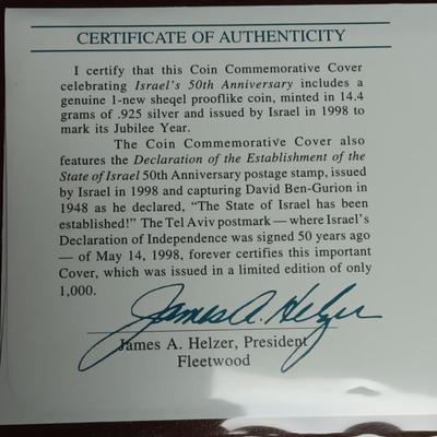 ISRAEL'S 50th ANNIVERSARY .925 SILVER COIN, CANADA 82, VICTORIA'S HERITAGE BUILDING SERIES AND MORE