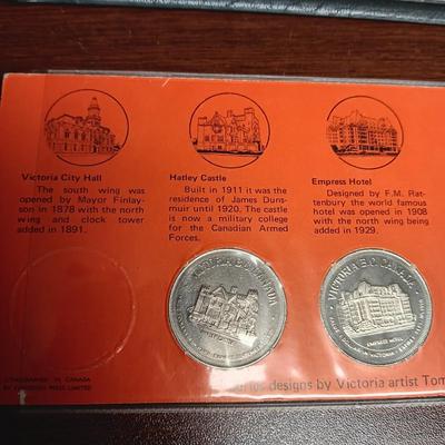 ISRAEL'S 50th ANNIVERSARY .925 SILVER COIN, CANADA 82, VICTORIA'S HERITAGE BUILDING SERIES AND MORE