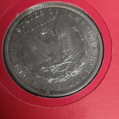 CENTENNIAL OF COIN COLLECTING FIRST DAY COVER AND 1891 MORGAN SILVER DOLLAR