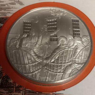 STERLING SILVER PROOF BICENTENNIAL MEDAL