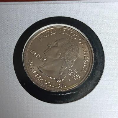 COLORADO HERITAGE QUARTERS 1 STRUCK AT PA MINT AND 1 AT DENVER MINT PLUS CENTENNIAL STATE 1921 MORGAN SILVER DOLLAR