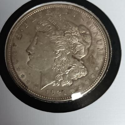 COLORADO HERITAGE QUARTERS 1 STRUCK AT PA MINT AND 1 AT DENVER MINT PLUS CENTENNIAL STATE 1921 MORGAN SILVER DOLLAR
