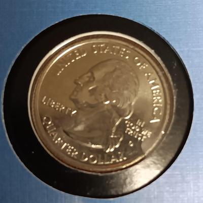 COLORADO HERITAGE QUARTERS 1 STRUCK AT PA MINT AND 1 AT DENVER MINT PLUS CENTENNIAL STATE 1921 MORGAN SILVER DOLLAR