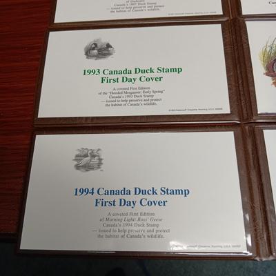 CANADA DUCK STAMPS FIRST DAY COVER
