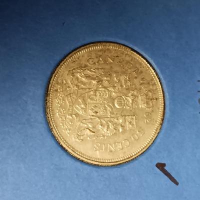 PARTIAL BOOK OF CANADIAN SILVER HALF DOLLARS