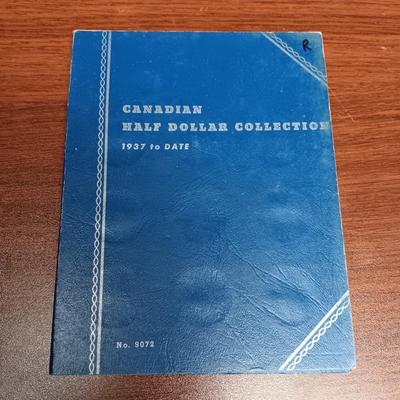 PARTIAL BOOK OF CANADIAN SILVER HALF DOLLARS
