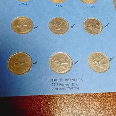PARTIAL BOOK OF CANADIAN QUARTERS