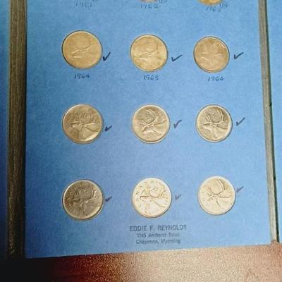 PARTIAL BOOK OF CANADIAN QUARTERS