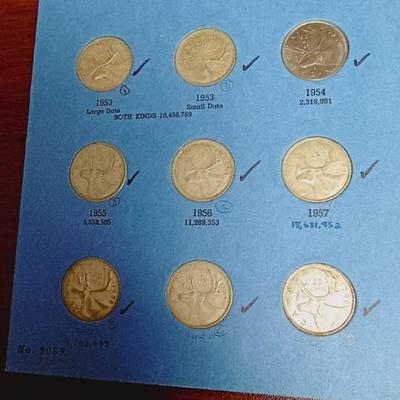 PARTIAL BOOK OF CANADIAN QUARTERS