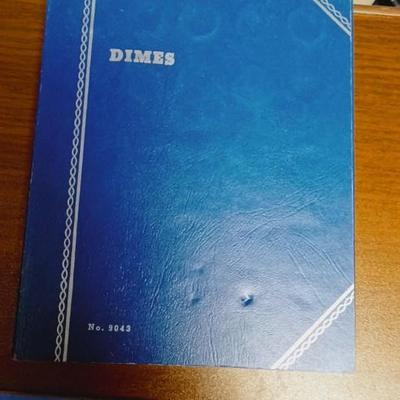 PARTIAL BOOKS OF SILVER DIMES AND US/CANADA NICKELS