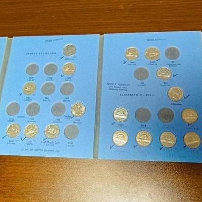 PARTIAL BOOK OF CANADIAN NICKELS