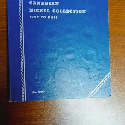 PARTIAL BOOK OF CANADIAN NICKELS