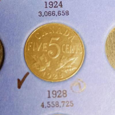 PARTIAL BOOK OF CANADIAN NICKELS