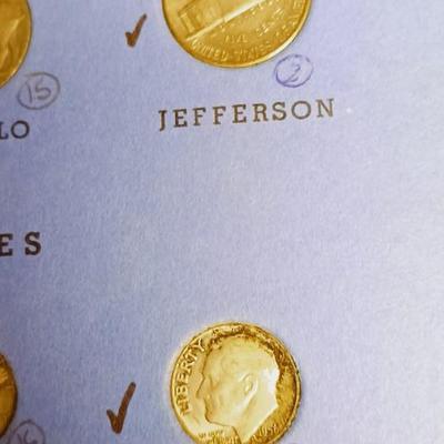 PARTIAL BOOK OF 20th CENTURY US COIN