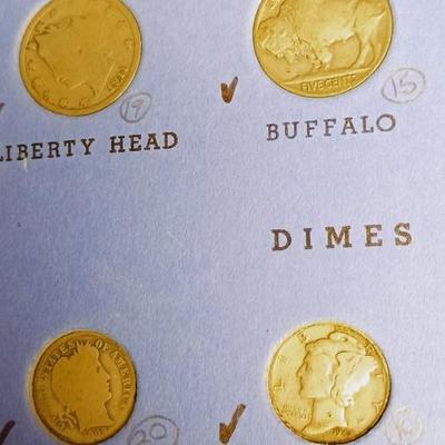 PARTIAL BOOK OF 20th CENTURY US COIN