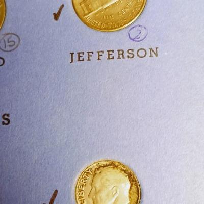 PARTIAL BOOK OF 20th CENTURY US COIN