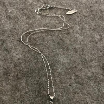 Demdaco dainty silver toned necklace