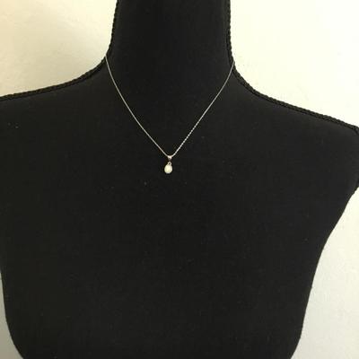 Demdaco dainty silver toned necklace