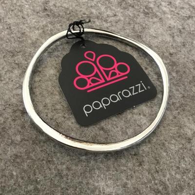Paparazzi, silver tone, bangle bracelet